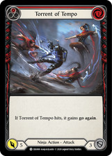 Torrent of Tempo (Red) [CRU069] (Crucible of War)  1st Edition Normal Lightly P
