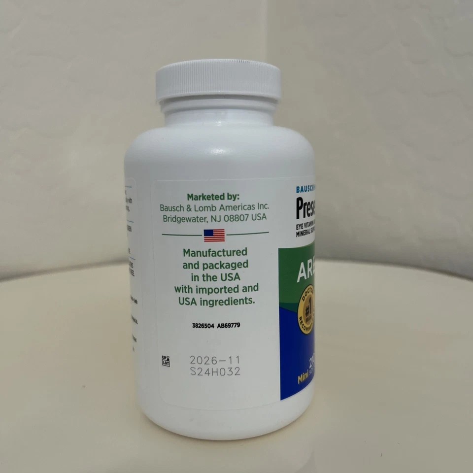 Bausch Lomb PreserVision AREDS 2 Formula 210 Soft Gels Eye Vitamin Exp:11/26 - Image 4 of 4