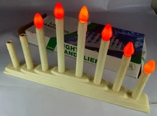Vintage - Noma 8 Light Candolier Holiday Lights Working  - A