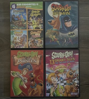 Scooby-Doo 4 DVD Lot Over 15 Episodes Including Scooby-Doo Meets Batman & More