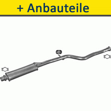 Mitteltopf Auspuff+ für PEUGEOT 106 1.3 1.4 D 1.5 1.6 1991-2004