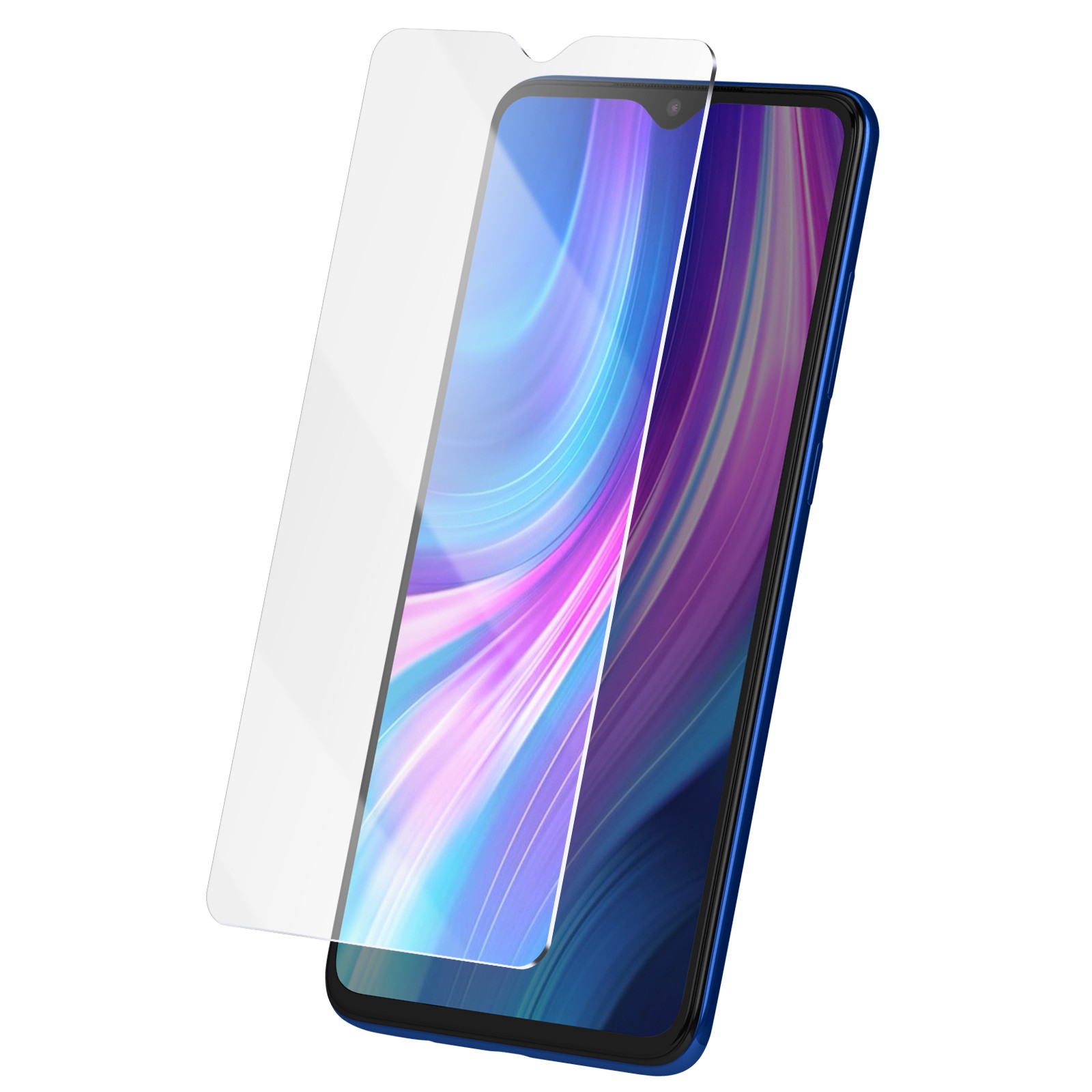 Verre trempé Xiaomi Redmi Note 8 Pro en verre premium 9H transparent haute définition