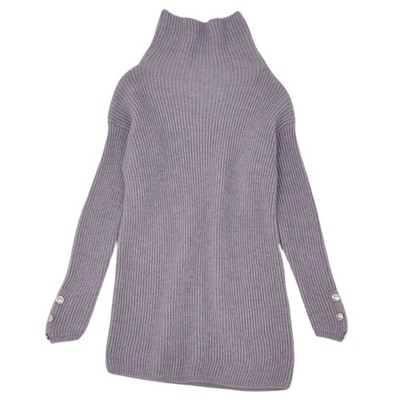 Max Mara Women's Knitted Sweater High Neck Long Sleeve Wool Top S Used MOLO-0