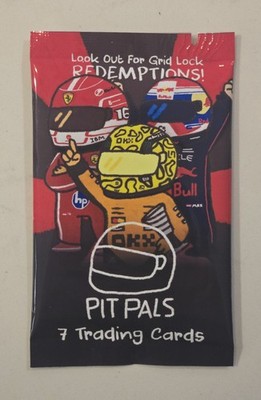PitPals PIT PALS Factory Sealed Trading Card Pack 7 Cards Insert REDEMPTION