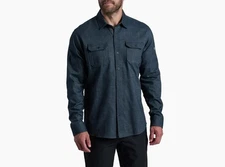 Kuhl Descendr LS Flannel In The Color Deep Abyss - Brand New w/ Tags