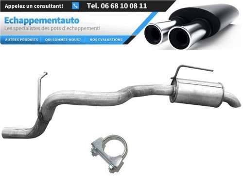 Silencieux arrière pour Dodge Plymouth 4.0 V6 191kW en acier haute durabilité