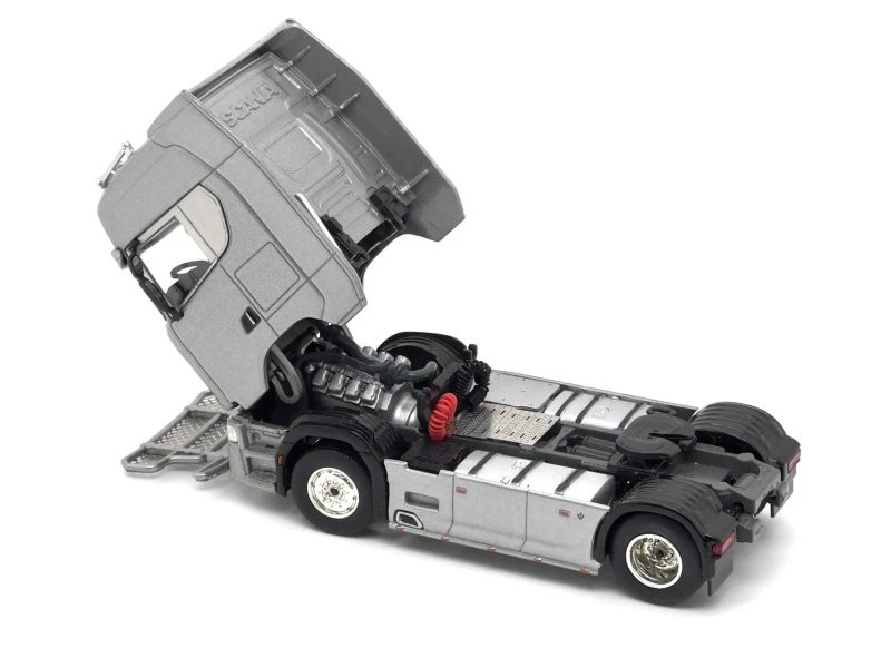 SCANIA 730S - with Trailer & 2x 20" Container ONE  - silver - Unique 1:64 - Immagine 4 di 4