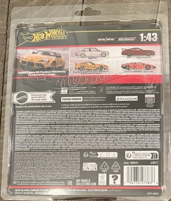 Hot Wheels Premium 1:43 Toyota Supra GR Pandem Widebody #26 New