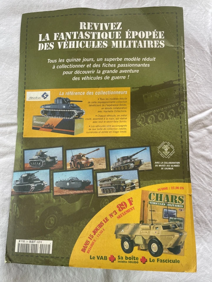 Solido 1/50, LE SCHERMAN  2e DB FASCICULE N2 CHARS - Photo 3/4