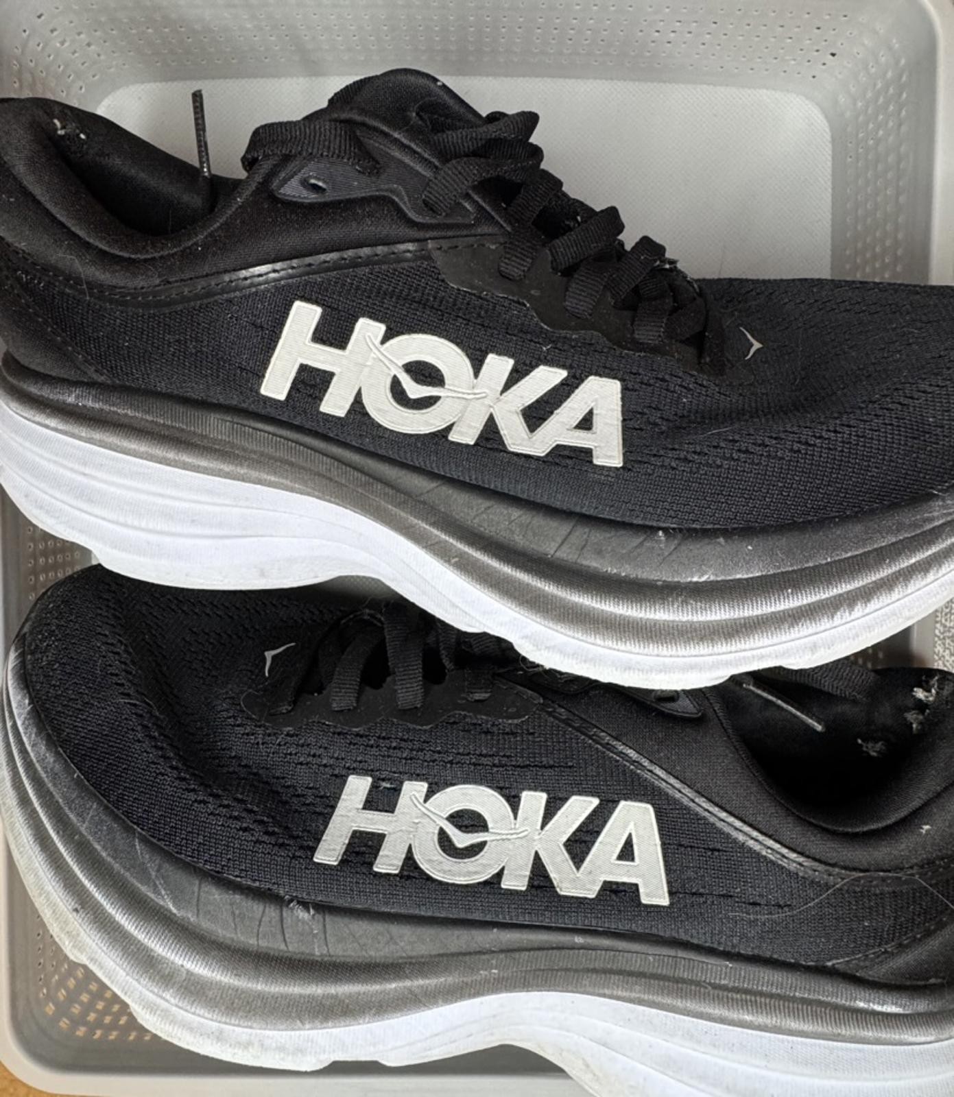 Men's Hoka Bondi 8 Running Shoes Size 8 - Lightweight Cushioned Support