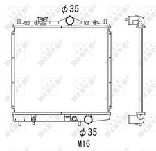 Radiateur Mitsubishi COLT