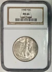 1943 Silver Walking Liberty Half Dollar, NGC MS-66