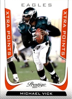 2011 Prestige Extra Points Orange #153 Michael Vick - FB