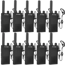 Baofeng T26 Walkie Talkies Long Range, Rechargeable Li-ion Battery 16 FRS Cha...