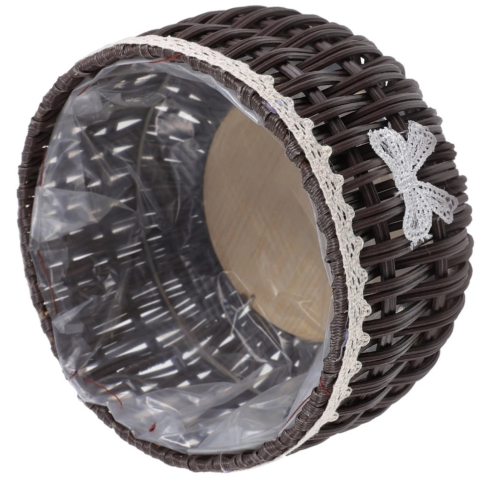 Übertopf Korb Aufbewahrungskorb Geflochten Geflochtener Pflanzkorb - Bild 3 von 4