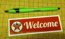 Texaco Welcome Plate...sign