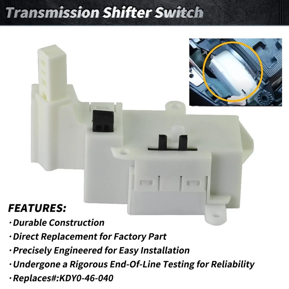 KDY0-46-040 Automatic Shifter Switch Fits 2014 Mazda 6 2013-2014 CX-5 - Image 3 of 4