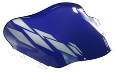 Yamaha SRX 700, 2000-2002, 13" Flared Blue w/ White Graphics Windshield SRX700