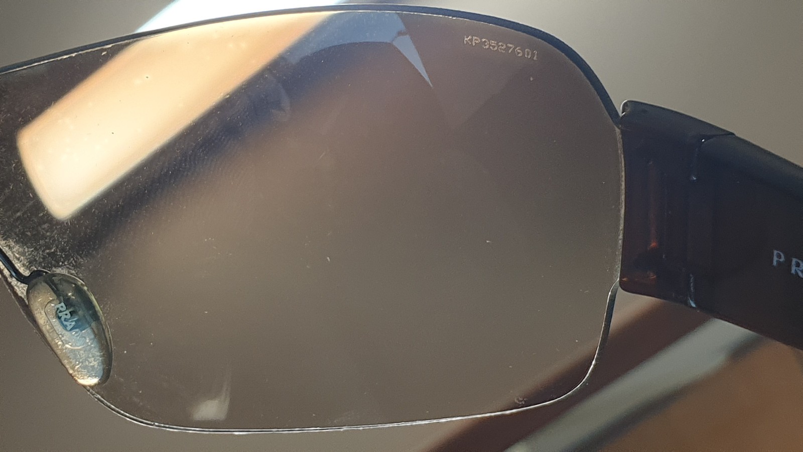 Prada SPS 07F 4AN-6S1 Sunglasses. Brown Color. thumbnail 12
