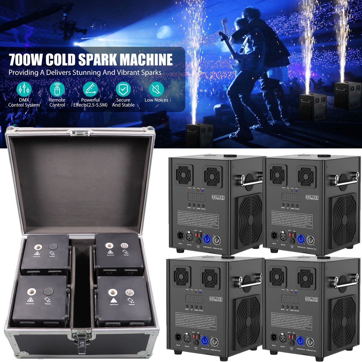 Cold sparkle machine 2台セット 2pcs Cold Sparkler Machine for
