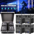 700W Cold Spark Machine Party Stage Sparkle DJ Party Wedding Show W/ Flight Case