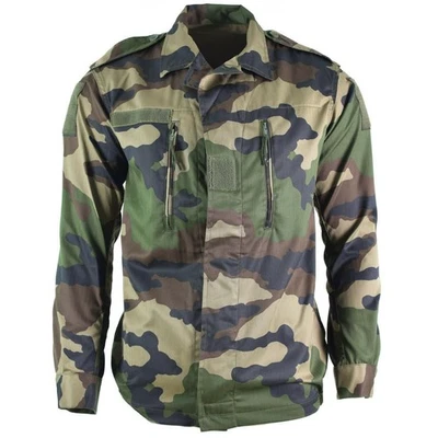 SURPLUS MILITAIRE Authentic Française Armée Veste De Combat F2 CCE Camouflage Militaire