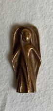 Bronze Figur - Heiligenfigur Maria - 5 cm Taschen Engel