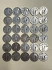 Standing Liberty Quarters 90% silver Lot Of 30 No Date