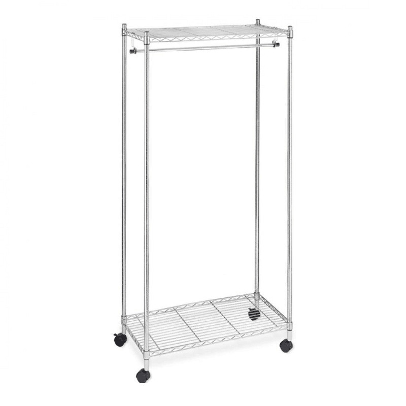 Chrome Wire Garment Trolley Bundle - H1220mm x D610mm x W915mm