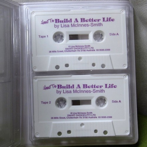 LISA McINNES-SMITH inspirational How to Build A Better Life cassette tapes 1990s - Bild 3 von 3