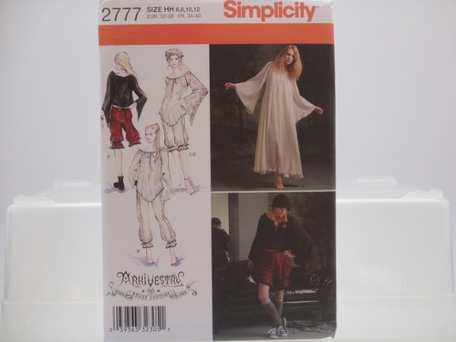 Simplicity 2777 Arkivestry Haunt Couture Goth Costume Pattern Misses' Sizes 6-12 - 第 1/4 張圖片