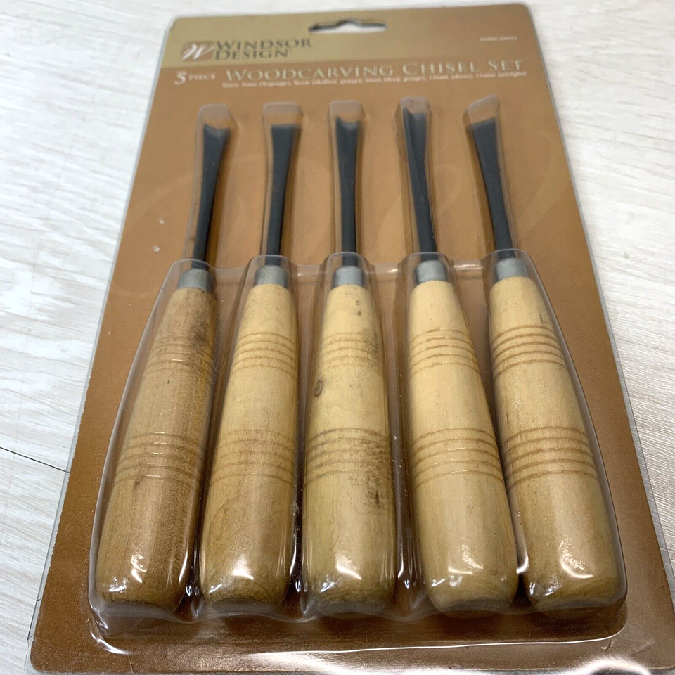 Windsor Design Wood Carving Chisels Set Kit 5 pcs NEW | eBay