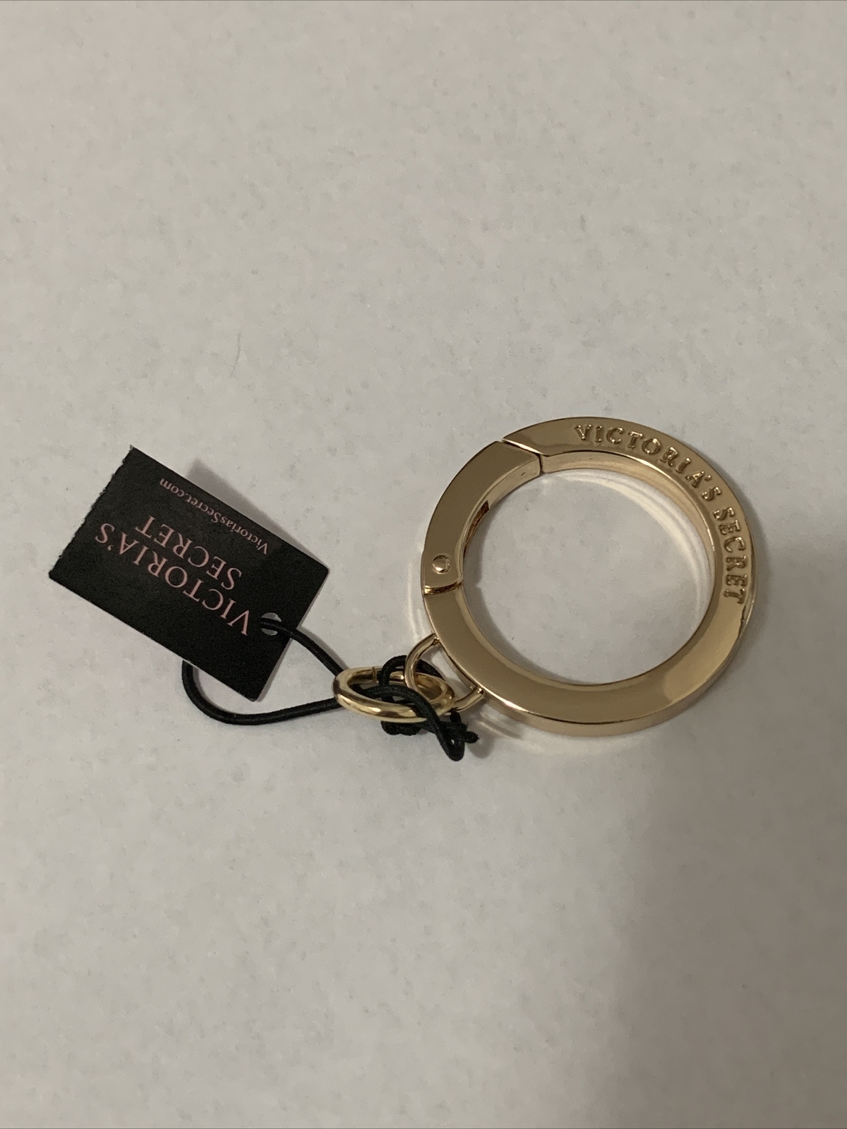 (1) NWT Victoria’s Secret Branded Gold Color Key Ring Charm *FREE US SHIP* eBay
