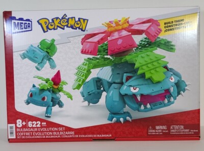 Mega Contrux Pokemon Bulbasaur Ivysaur Venusaur Evolution Building