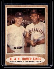1962 Topps Roger Maris / Orlando Cepeda #401