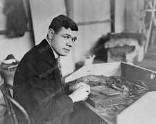 George Herman Babe Ruth Portriat Vintage 8x10 Reprint Of Old Photo