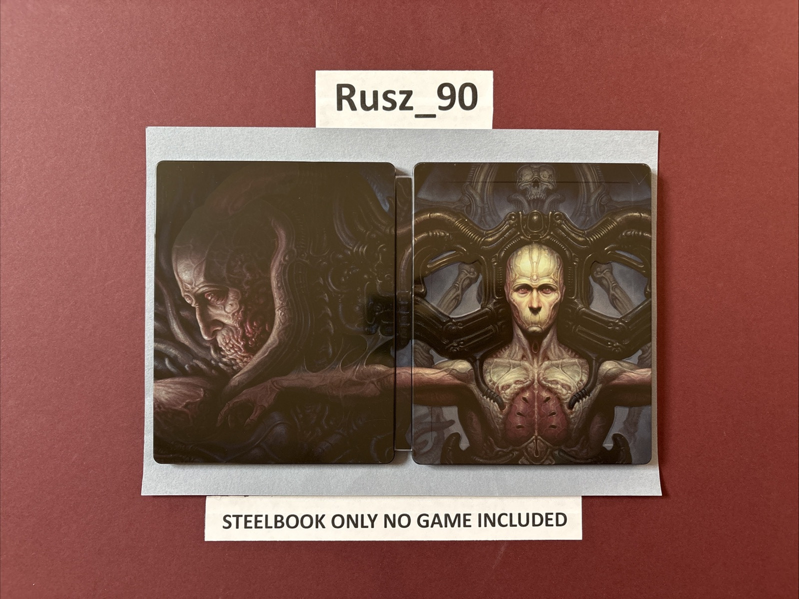 STEELBOOK ONLY Scorn Deluxe Edition PS5/Xbox Series X RARE IN NEAR MINT COND
