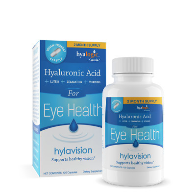 Lutein, zeaxanthin, bilberry, vitamin A, C,E and HA By HylaVision 120 capsules 