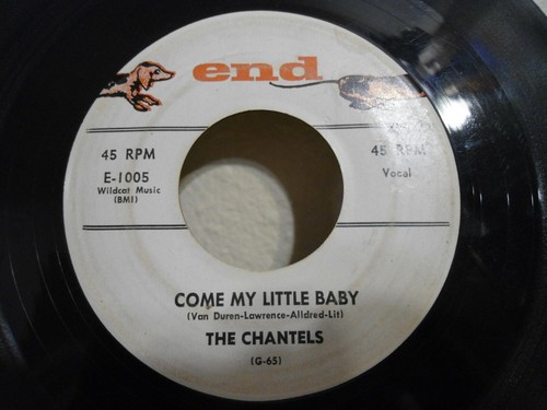 The Chantels 45 Maybe / Come My Little Baby 1958 Girl Group Doo Wop Original! - Imagen 3 de 4