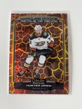 2022-2023 OPC Platinum Hunter Drew Rookie Hot Magma 104/499 - Phoenix Coyotes