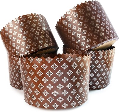 30 Stück Backpapier Formen Etui für Ostern Brot Kuchen Panettone Paska 110*85 mm