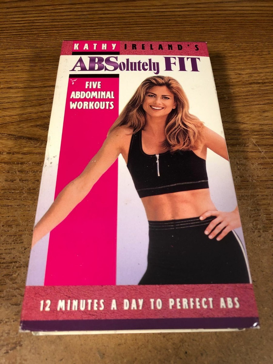 Kathy Ireland's Absolutely Fit VHS VCR Video Used Exercise Fitness