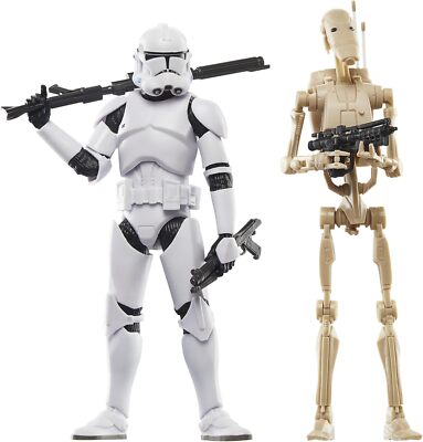 Star Wars Black Series 2 Pack Phase II Clone Trooper & Battle