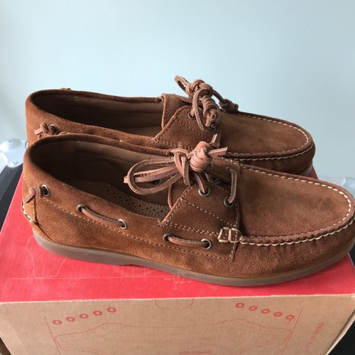Polo Ralph Lauren Men's Merton Brown Suede Boat Shoes UK9 eBay