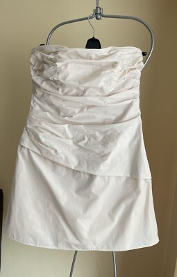 ZERO Cocktailkleid Damen Gr. DE 42 creme Elegant