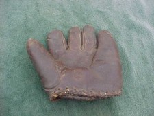 Extremely RARE Vintage Baseball Glove JOFF CROSS 1940s Walco Atlanta G75 Cowhide
