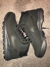Nike Hoodland Suede Triple Black for 