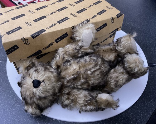 Deans Benji Rag Book Ltd Edition Brown Plush Mohair Soft Toy Jointed Teddy Bear - Picture 10 of 12