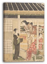 Tela/Cornice Kitagawa Utamaro - Giorno di lavaggio
