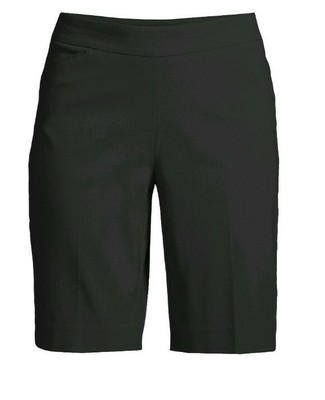 Time and Tru Womens XL 16-18 Black Mid-Rise Stretch Millennium Bermuda Shorts 193441185839 | eBay